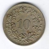 10 Rappen 1894 - fast unz.